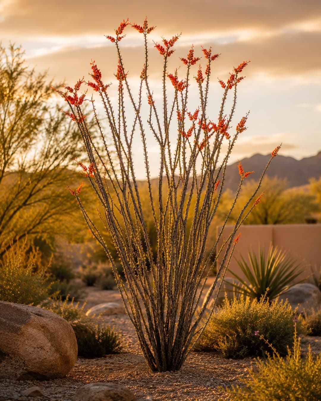 Ocotillo desert plant
