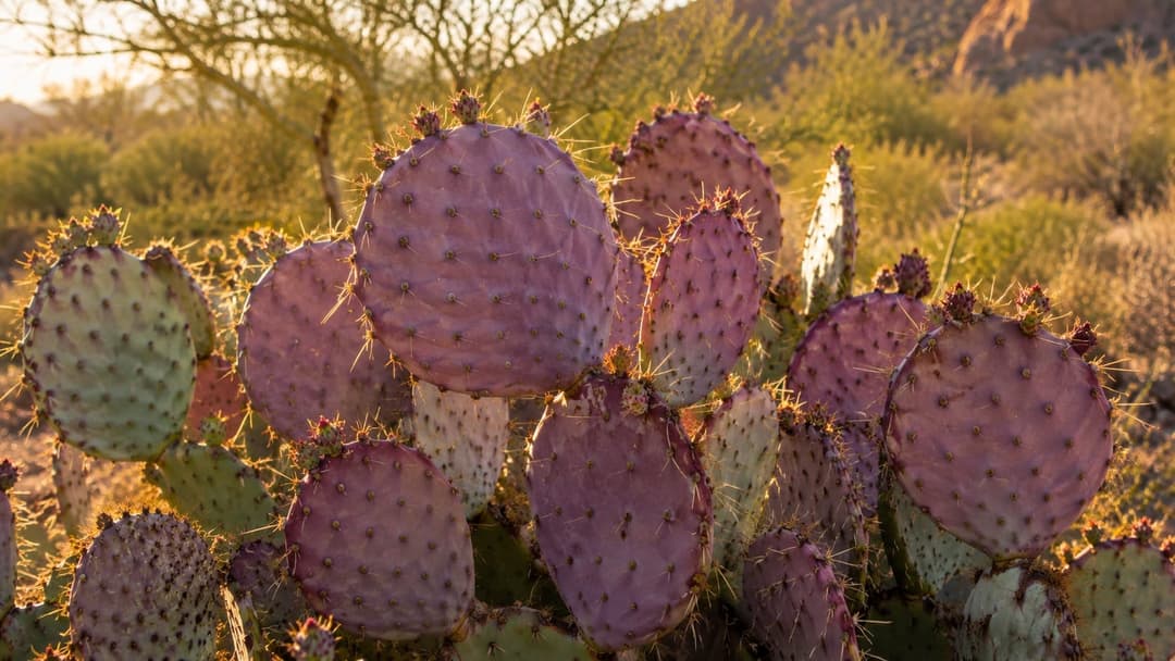 Prickly Pear desert plant