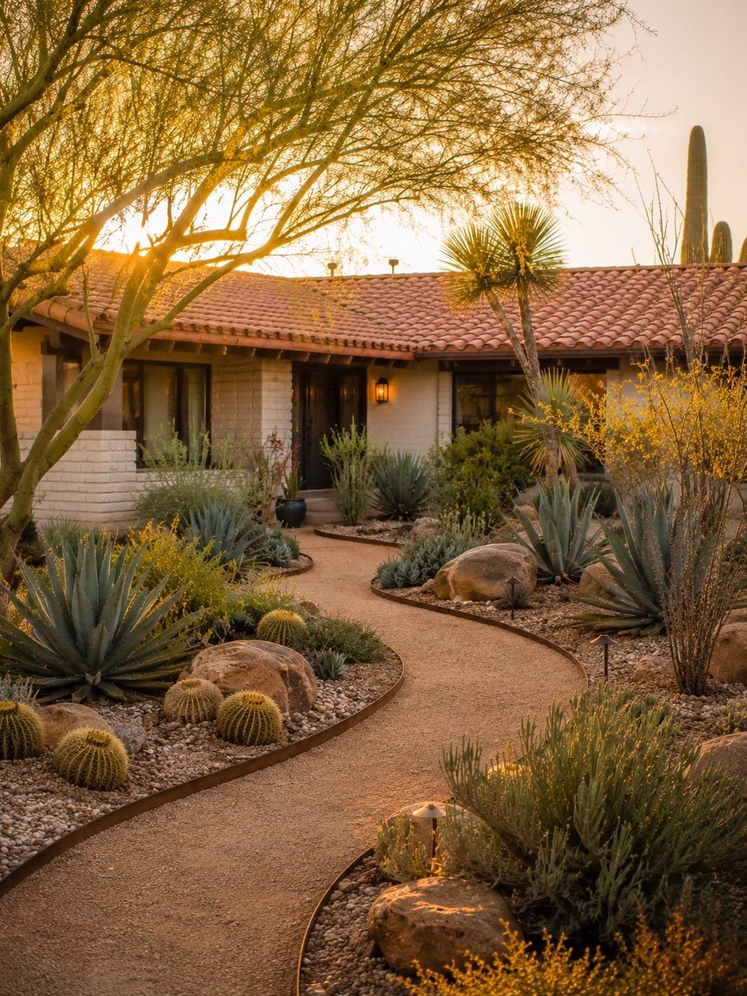 Scottsdale ranch xeriscape demo project